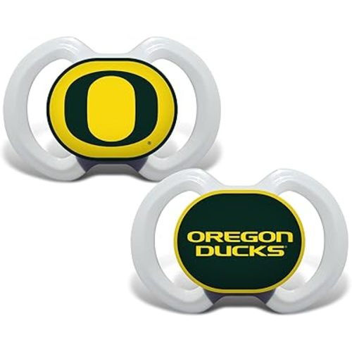 Baby Fanatic 2 Piece Pacifier Set, University of Oregon Ducks
