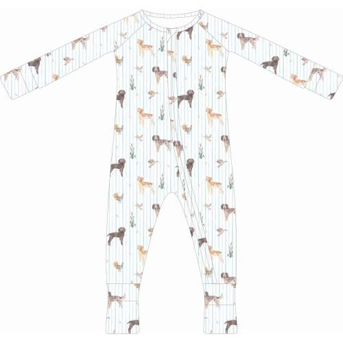 Duck Dog Dreams Zip Pajama