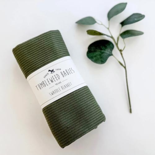 Hunter Green Swaddle Blanket