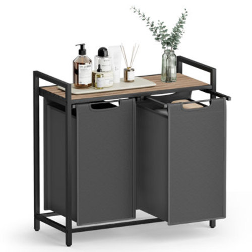 Rebrilliant Laundry Hamper with 3 Pull-Out and Removable Bags | Wayfair