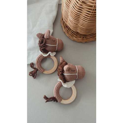 Personalized Horse Rattle