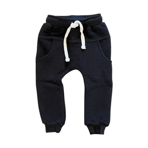 Waffle Knit Joggers, 0-3M