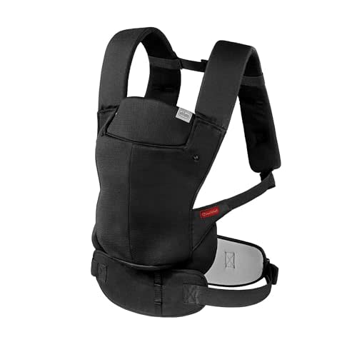 Chicco SnugSupport 4-in-1 Infant Carrier, Front and Back Carry Positions, Infant Backpack, Baby Carrier Newborn to Toddler, for Infants 7.5-33 lbs. | Black/Black