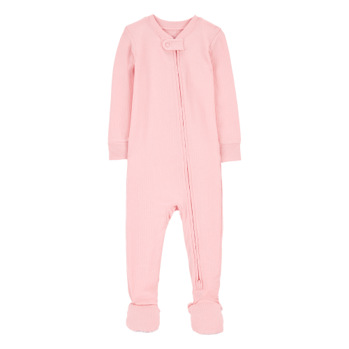 Baby Solid PurelySoft Footie 1-Piece Pajamas - Pink - Carter's | Carter's