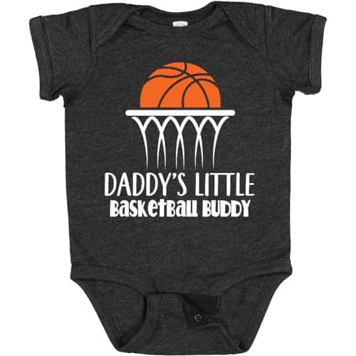 inktastic Daddys Little Basketball Buddy Boys Baby Bodysuit