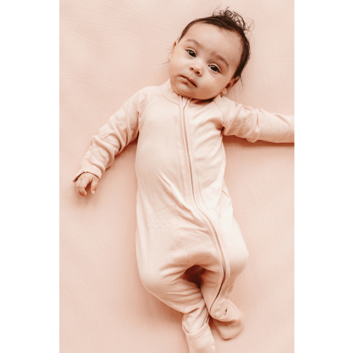 Goumikids Organic Footie Rose