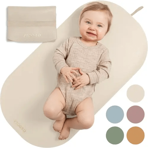 Beautiful Portable Baby Changing Pad - Wipeable and Easy to Clean Diaper Changing Mat - The Perfect Waterproof Vegan Leather Pad for Traveling