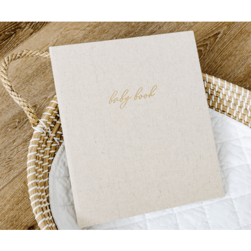 First Year Baby Memory Book - Sand