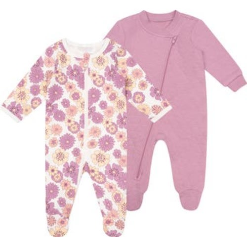 2-Pack Zip Footies
