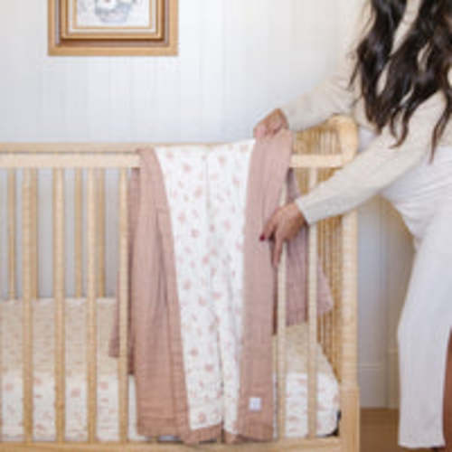 Cotton Muslin Crib Sheet | Shop Saranoni Softness
