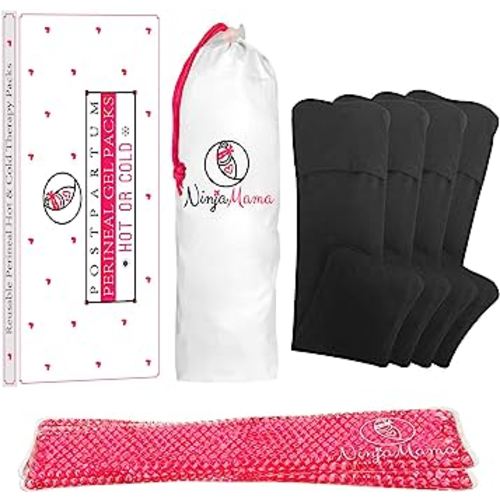 Ninja Mama Perineal Ice and Heat Therapy Packs - Pack of 2 for Postpartum Soothing Relief - Reusable - Hot or Cold - with 4 Washable Sleeves : Amazon.com.au: Health, Household & Personal Care
