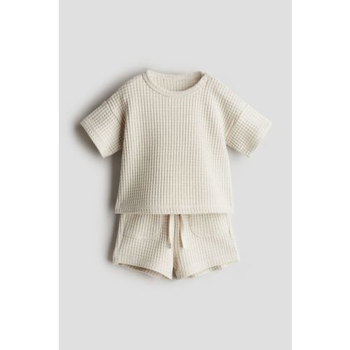 2-piece Waffled Jersey Set