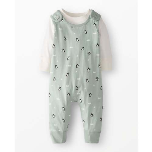 Baby Long Sleeve T-Shirt & Overalls Set