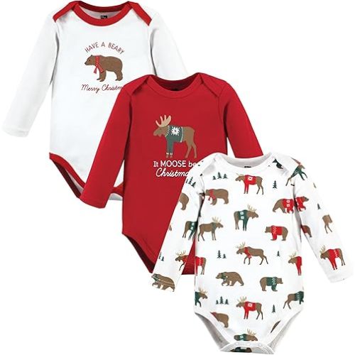 Luvable Friends Hudson Baby Bodysuits 3pk