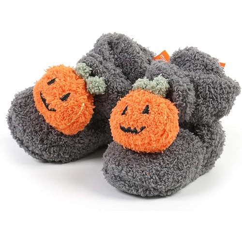Ohwawadi Infant Baby Slippers Girls Boys Booties Warm Baby Socks Shoes Newborn Crib Shoes Baby Footwear Prewalkers