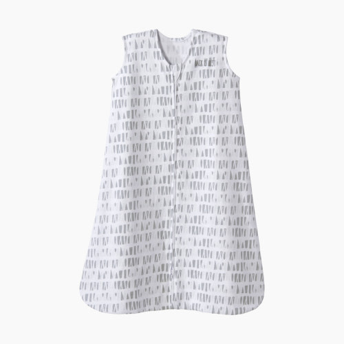 Halo SleepSack Wearable Blanket Cotton - Grey Squares & Triangels, Medium