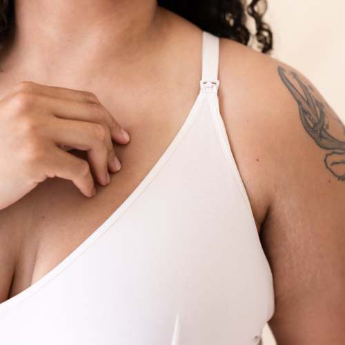 Women's Nursing Bra in Blonde | Kyte Baby