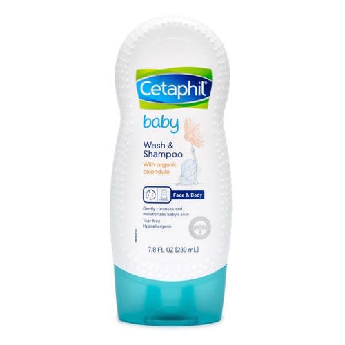 Cetaphil Baby Wash and Shampoo With Organic Calendula, 7.8 oz