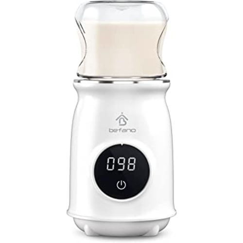 Bottle Warmer, Befano Baby Bottle Warmer Portable Bottle Warmer for Breastmilk or Baby Formula Travel Bottle Warmer with Digital Display & Accurate (Portable Bottle Warmer)