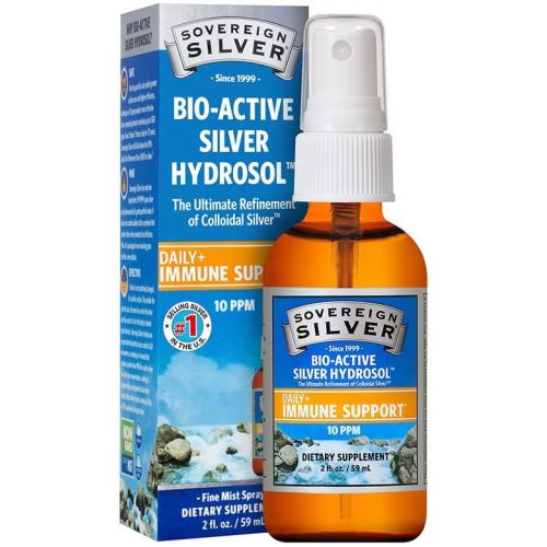 Sovereign Silver Bioactive Silver Hydrosol 10 PPM Fine Mist Spray, 2 oz.