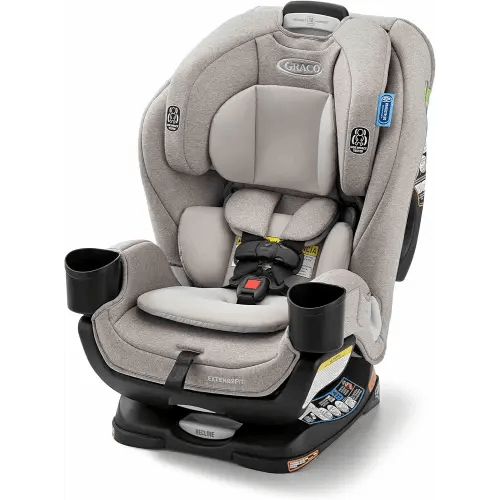 Graco Extend2Fit Convertible Baby Car Seat, Rear and Forward Facing, Adjustable Extension Panel for Extra Legroom, Ashten