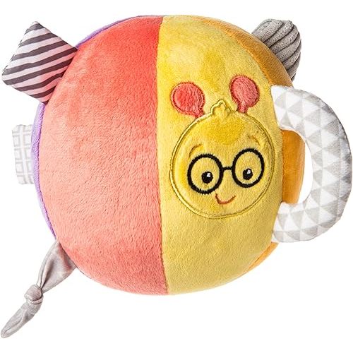 Mary Meyer Baby Einstein First Discoveries Chime Ball Soft Toy, 6-Inches, Cal Caterpillar