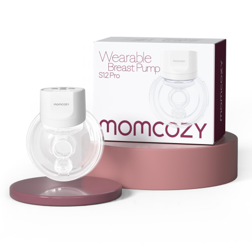Momcozy S12 Pro Wearable Breast Pump, Wireless Breast Pump Portable, Mom Cozy 24mm (Single Pump)