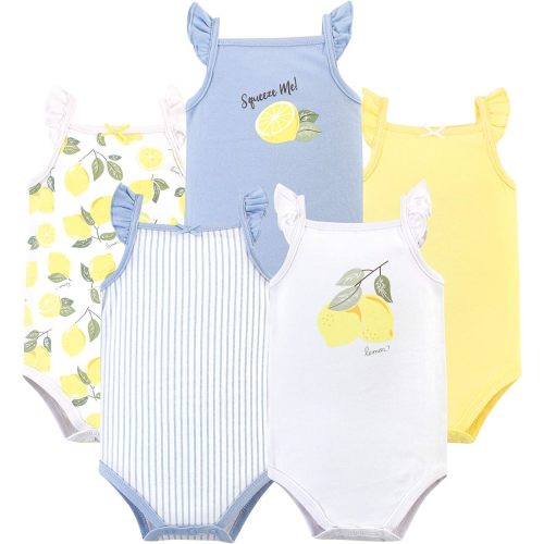 Hudson Baby Unisex Baby Cotton Sleeveless Bodysuits