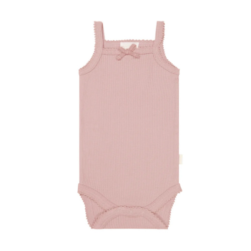 Organic Cotton Modal Singlet Bodysuit - Doll – Jamie Kay USA