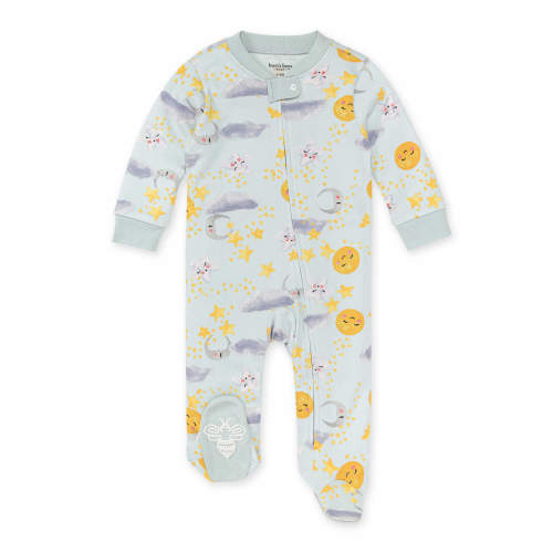 Burt's Bees Baby Organic Cotton Baby One Piece Sleep 'N Play, Sizes Newborn-6/9 Months
