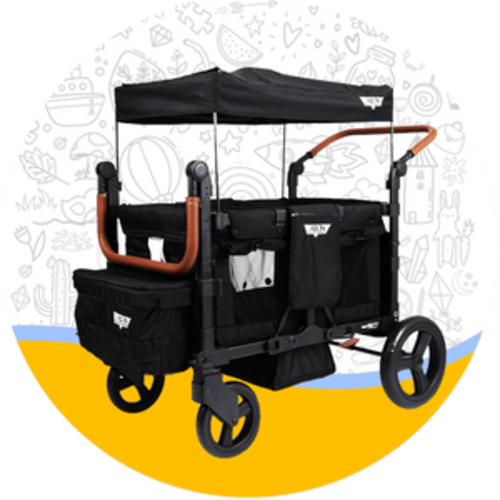 DUO: The Dynamic 4 Passenger Stroller Wagon | Keenz – Keenz Stroller Wagons