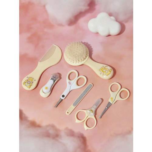 SHEIN X Care Bears 7pcs Baby Care Kits,Hair Brush, Comb, Scissors, Nail Clipper Manicure Tool Set, Protection,Gift | SHEIN USA