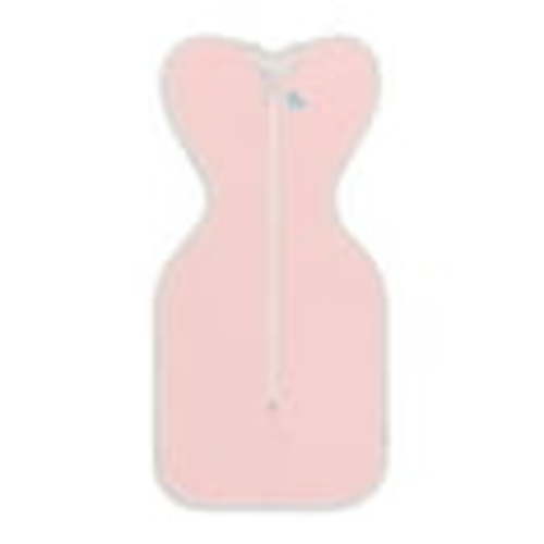 Love to Dream Swaddle Up™ Cotton 1.0 TOG Baby Sleep Sack, Arms Up Design, Twin Zipper, Small 8-13 lbs, Dusty Pink