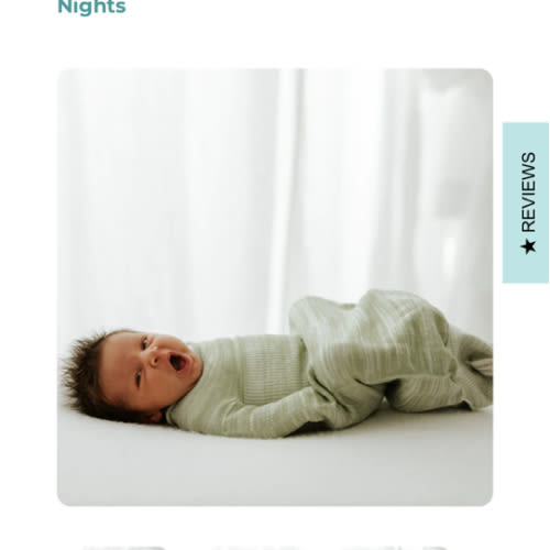 Bamboo Mint Swaddle Sleep Sack - Small ( 6-12 pounds)