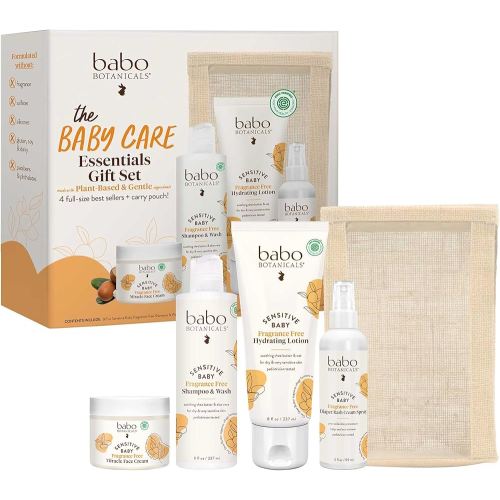 Babo Botanicals Baby Bath Essentials Set