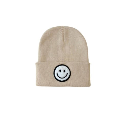 Smiley Baby Kids Beanie | Beige: Toddler