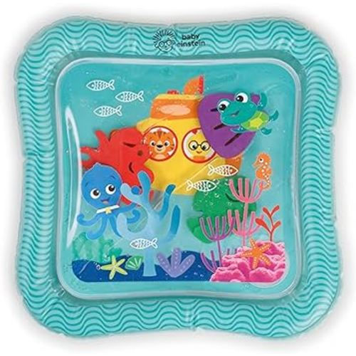 Baby Einstein Ocean Explorers Sensory Splash Water Mat, for Tummy Time or Seated Play, Ages 0-36 Months