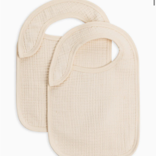 2-Pack Muslin Bibs