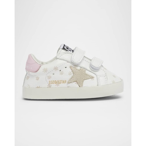 Kid's Old School Nappa Leather and Suede Sneakers, Baby