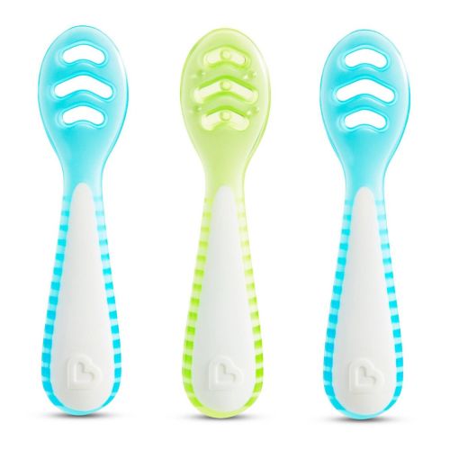 Munchkin Gentle Dip Self-Feeding Spoons - 3pk