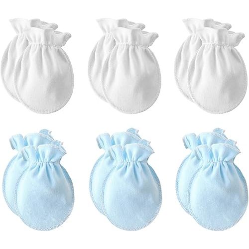 Newborn Baby Mittens No Scratch Cotton Gloves Warm Mittens Baby Glove for Boys Girls
