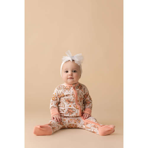 Boho Bunny Zipper Romper