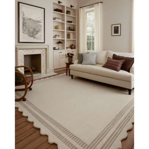 Chris Loves Julia x Loloi Scottie Area Rug & Reviews | Ivory Grey 6x9