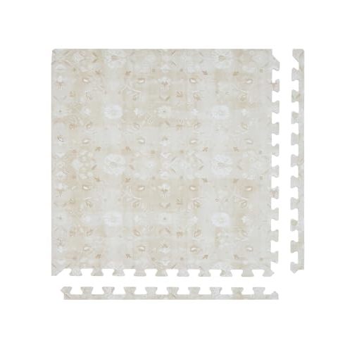 House of Noa Baby Play Mat – 4x6 Chateau Gemma – Set of 6 Tiles – Cushioned EVA Foam Play Mat for Floor, Soft Interlocking Baby Crawling Mats for Hard Floors