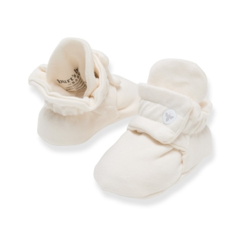 Solid Adjustable Organic Baby Booties | Burt's Bees Baby™