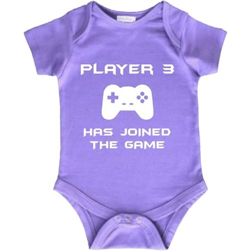 Unordinary Toddler player 3 has entered the game joined newborn baby outfits cute funny bodysuit
