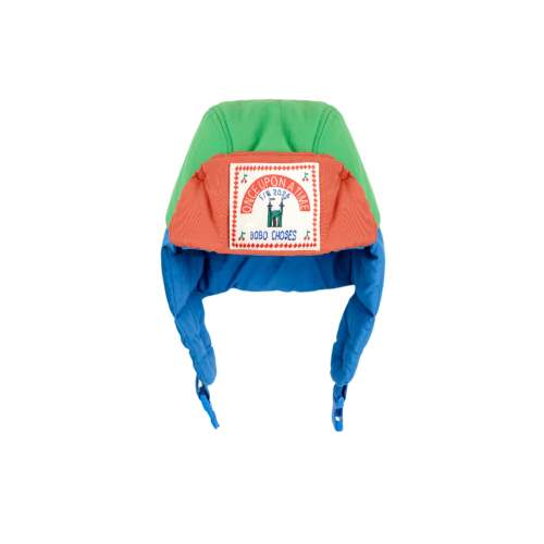 SALE Baby Color Block Padded Chapka by Bobo Choses