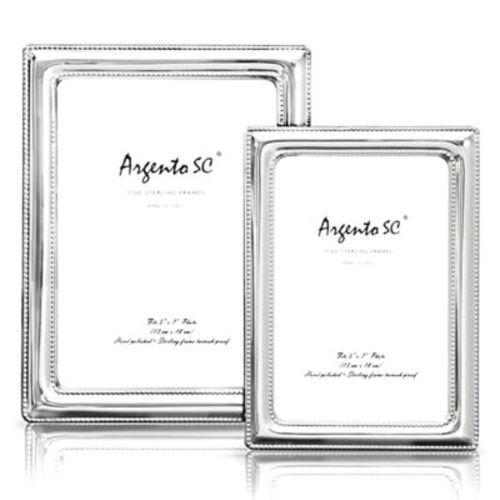 Argento Double Bead Sterling Silver Frame