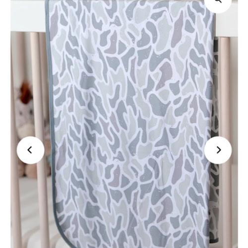 Baby Swaddle - White Camo – BURLEBO