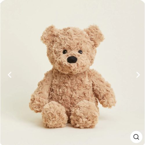 Microwavable Brown Curly Bear Warmies | Warmies USA